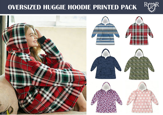 Oversized Sherpa Fleece Giant Hoodie - Carton of 12