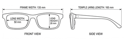 Unisex Reading Glasses - Carton of 48