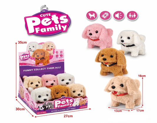 Hopping Puppies in 6 Piece Display