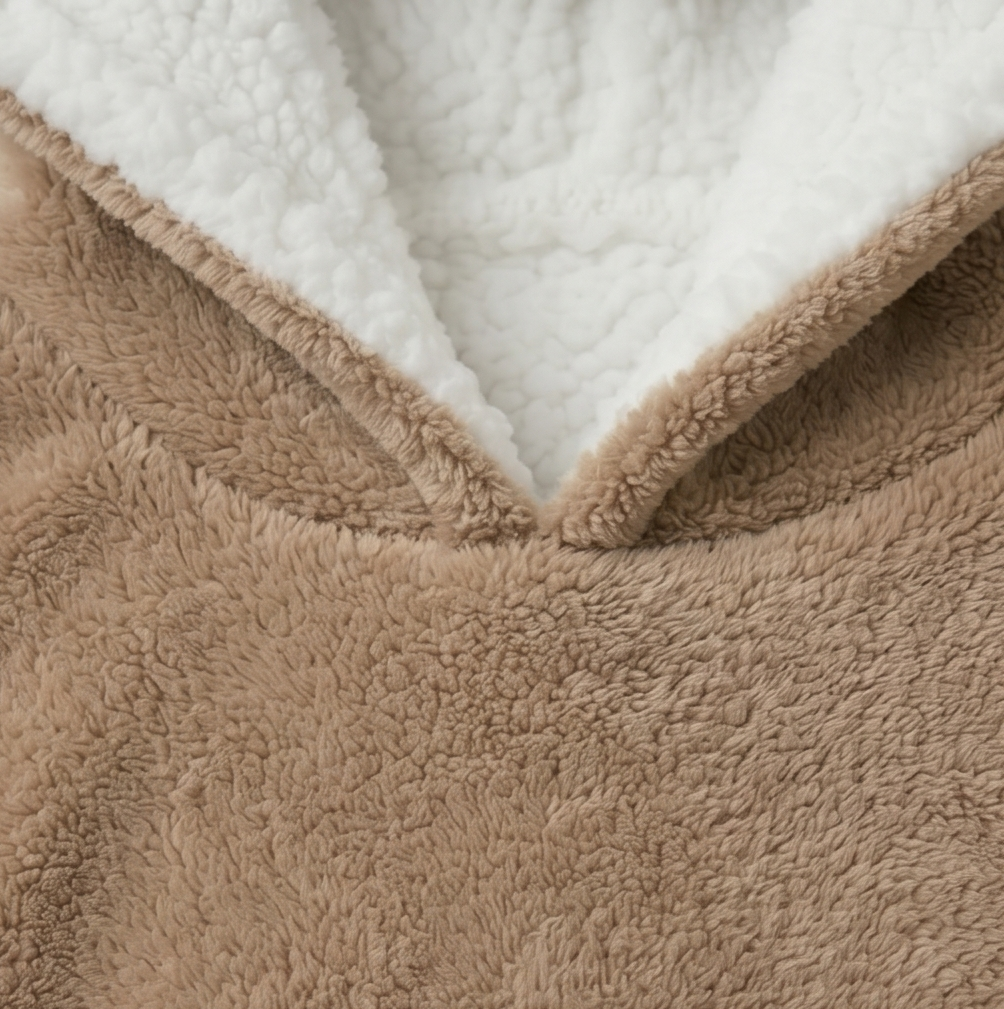 Kids Oversized Sherpa Fleece Giant Hoodie - Carton of 20