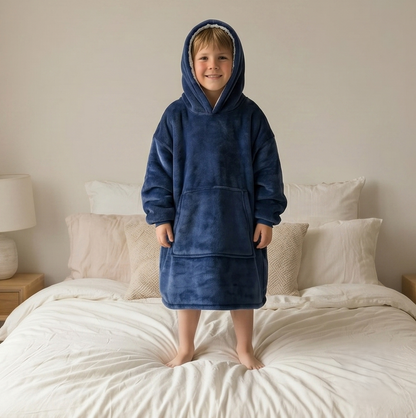 Kids Oversized Sherpa Fleece Giant Hoodie - Carton of 20