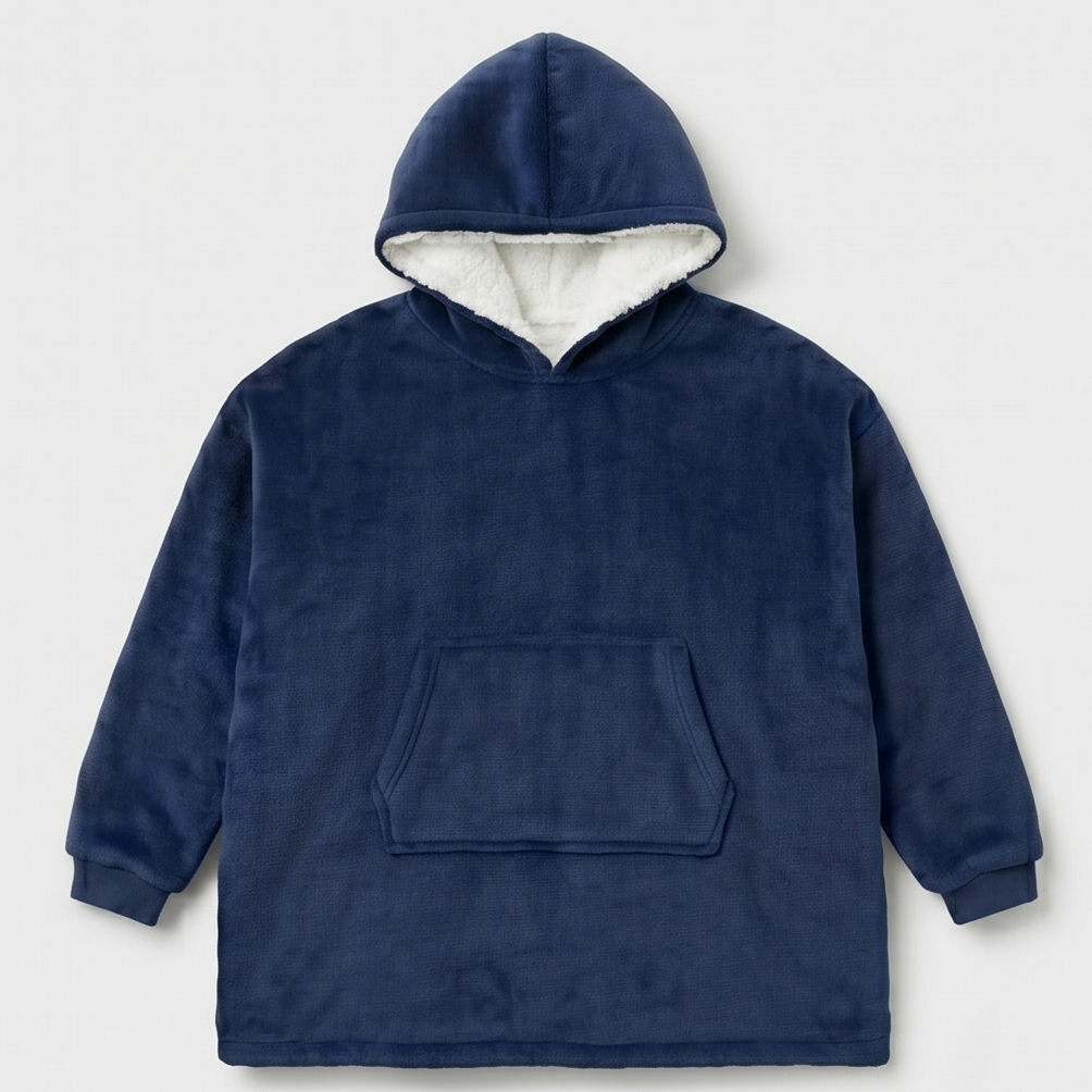 Kids Oversized Sherpa Fleece Giant Hoodie - Carton of 20