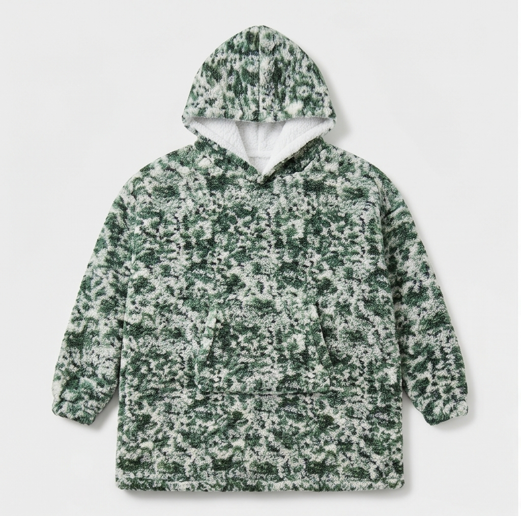 Kids Oversized Sherpa Fleece Giant Hoodie - Carton of 20