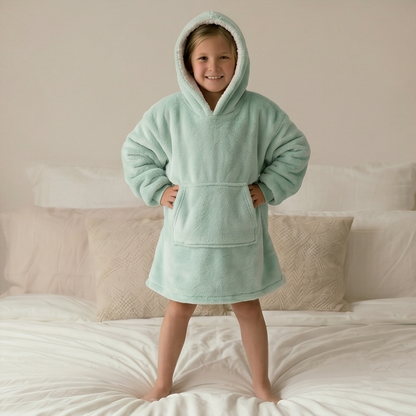 Kids Oversized Sherpa Fleece Giant Hoodie - Carton of 20