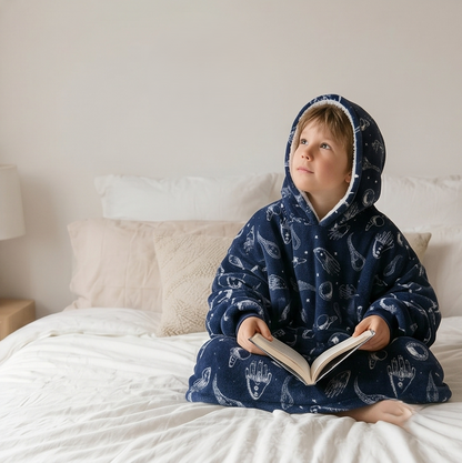 Kids Oversized Sherpa Fleece Giant Hoodie - Carton of 20