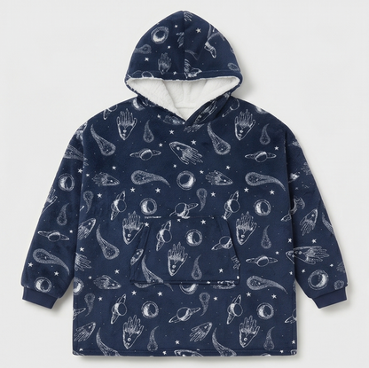 Kids Oversized Sherpa Fleece Giant Hoodie - Carton of 20