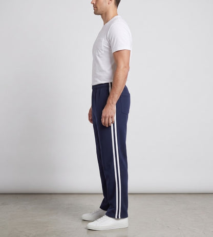 Mens Fleece Track Pants with Open Hem - Carton of 24
